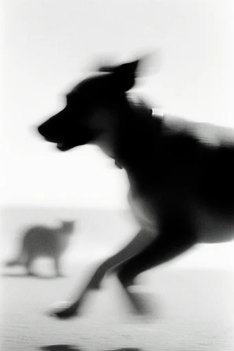 Kinetic Monochrome Abstraction style reference image — charcoal texture