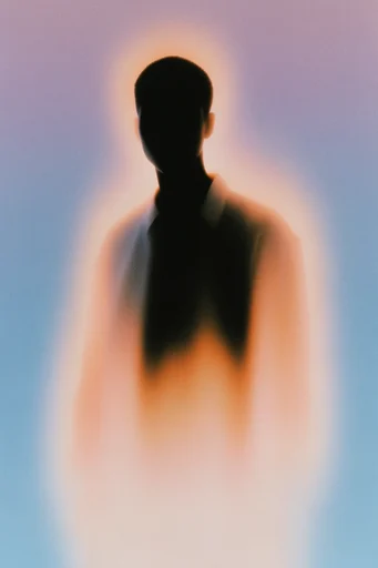 Thermal Ethereal Noir style reference image — airbrushed aura