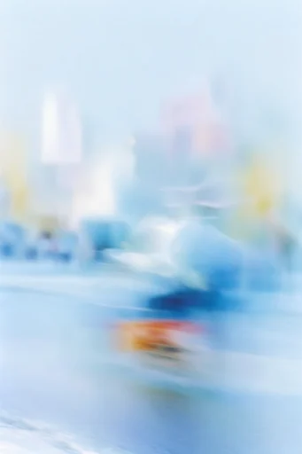 Ethereal Kinetic Cyan style reference image — long exposure