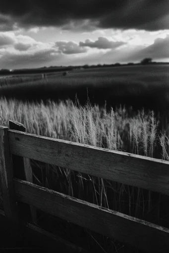 Cinematic Chiaroscuro Noir style reference image — high-contrast monochrome