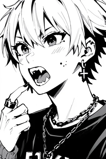 Visceral Ink Manga moodboard — generate AI images in this style