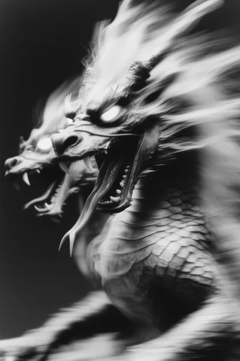 Spectral Kinetic Monochrome style reference image — spectral silhouette
