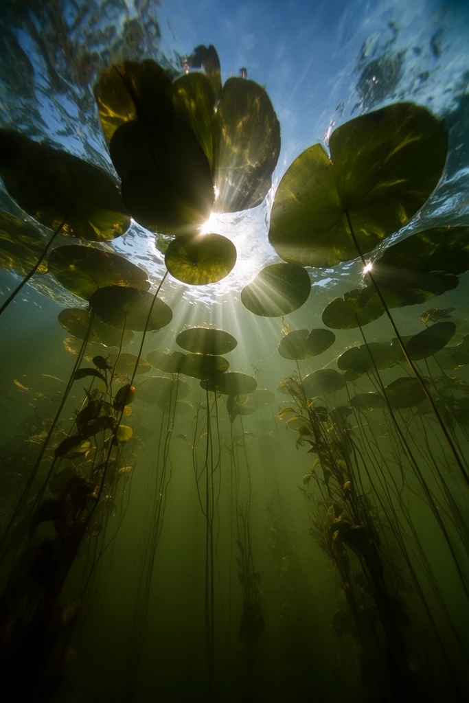 Luminous Submerged Etherealism style AI image example 2