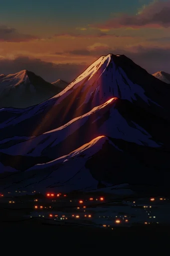 Midnight Cel Aesthetic style reference image — 1990s retro anime cel