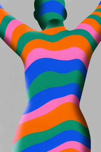 Retro-Digital Graphic Synthesis moodboard — generate AI images in this style