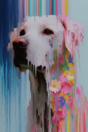 Digital Impasto Surrealism style reference image — high-contrast lighting