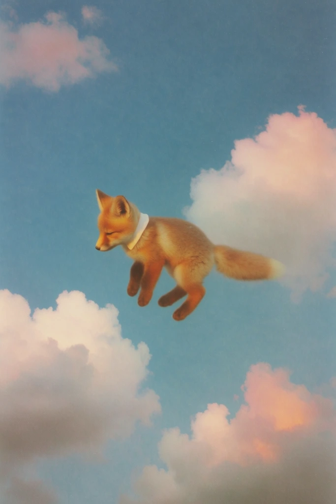 Nostalgic Surrealist Azure style AI image example 3
