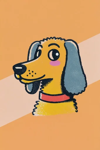 Cozy Risograph Folk style reference image — vintage book art aesthetic