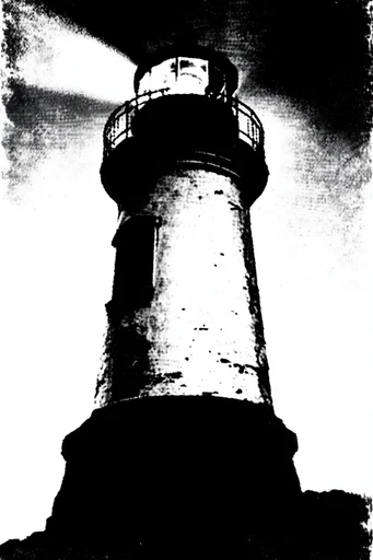 Gritty Monochromatic Zine style reference image — stark black-and-white