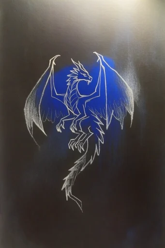 Ethereal Cobalt Melancholy style reference image — ethereal glowing aura