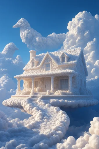 Ethereal Cloud Surrealism style AI image example 4