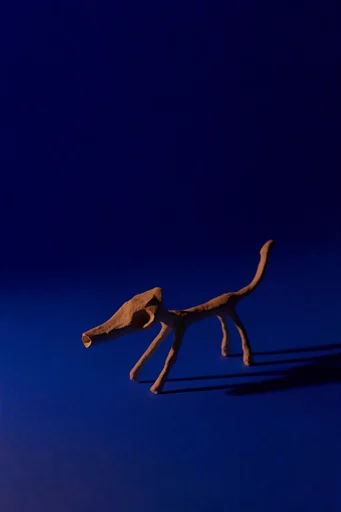 Nocturnal Ultramarine Minimalism style reference image — dramatic high-contrast lighting