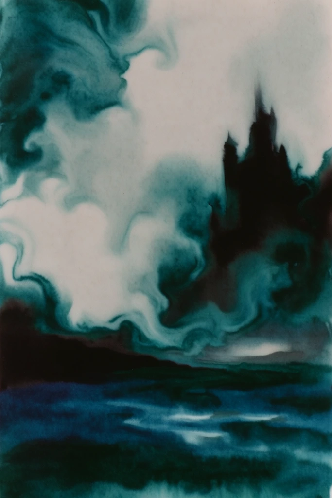 Ethereal Nocturnal Noir style AI image example 2