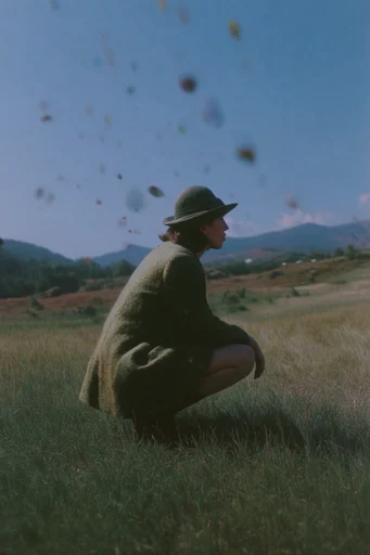 Atmospheric Surrealist Nostalgia moodboard — generate AI images in this style