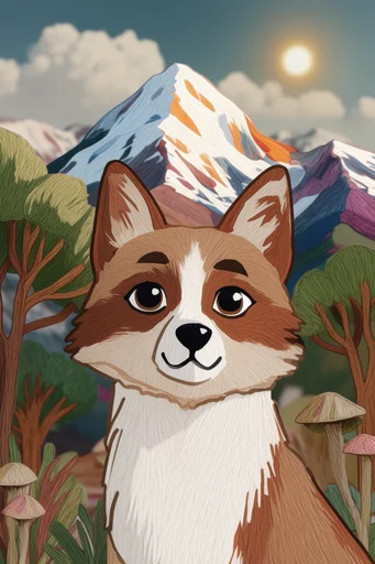 Warm Earthy Illustration style reference image — warm earthy color palette