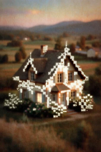 Ethereal Digital Archival style reference image — glowing data overlays
