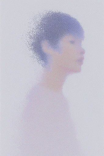 Ethereal Granular Twilight moodboard — generate AI images in this style