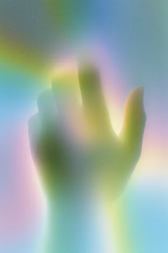 Ethereal Grain Gradient style reference image — soft-focus abstraction