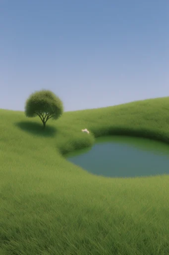 Plush Verdant Surrealism style AI image example 2