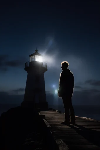 Ethereal Nocturnal Luminance style reference image — high-contrast chiaroscuro