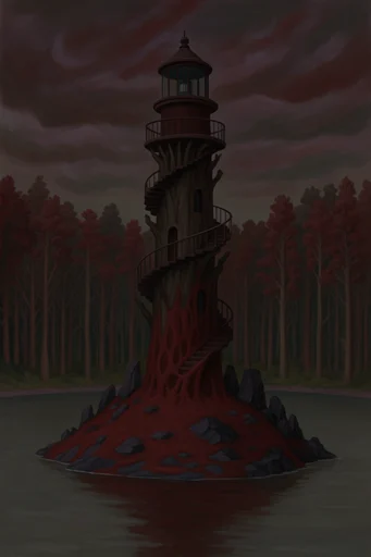 Atmospheric Somber Realism style reference image — melancholic solitude