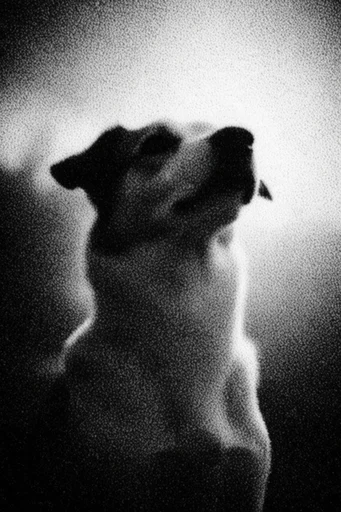 Ethereal Grain Noir style reference image — dreamlike haze
