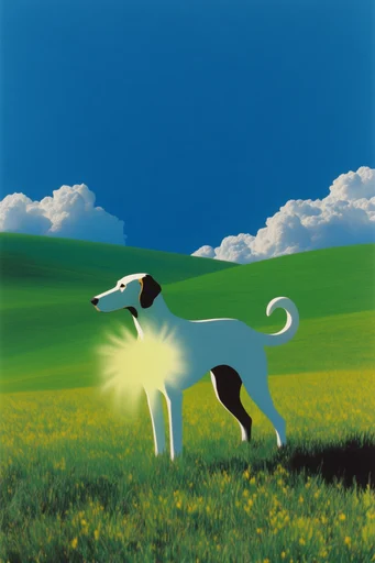 Surreal Liminal Chromatics style reference image — vibrant dreamcore
