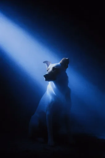 Cinematic Cobalt Chiaroscuro style reference image — atmospheric fog