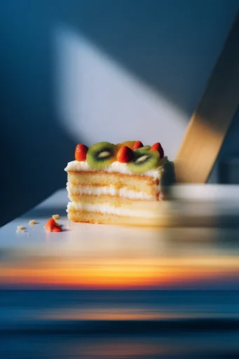 Kinetic Luminous Blur style reference image — minimalist composition