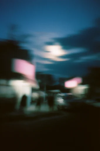 Ethereal Motion Noir style reference image — intentional camera movement