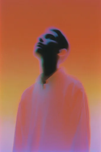 Luminous Spectral Silhouette moodboard — generate AI images in this style