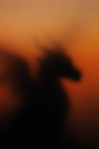 Atmospheric Amber Minimalism style reference image — soft-focus haze