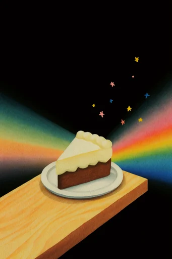 Spectral Cosmic Noir style reference image — retro airbrush illustration