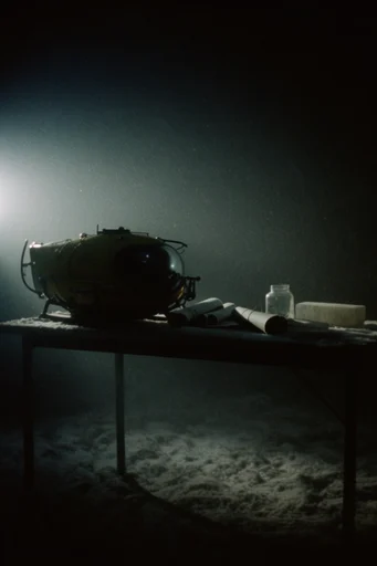 Cinematic Nocturnal Liminality style reference image — heavy film grain