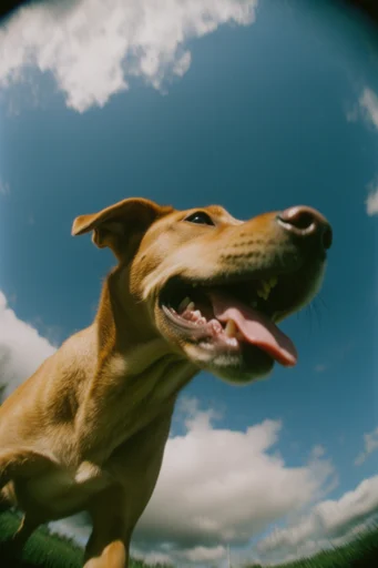Nostalgic Wide-Angle Azure style reference image — sharp architectural shadows