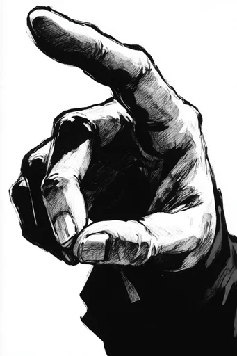 Visceral Ink Manga style reference image — expressive linework