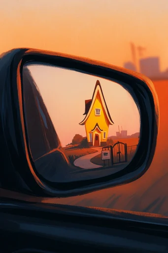 Nostalgic Golden Storybook style AI image example 4