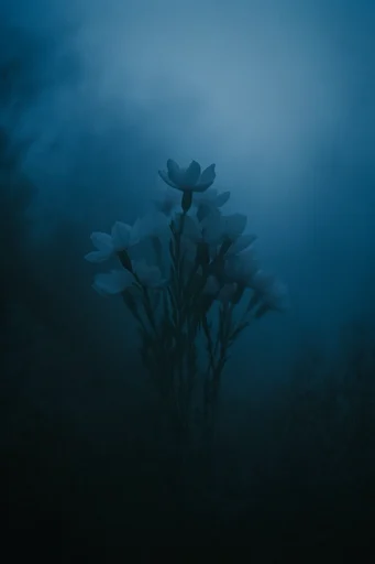 Ethereal Nocturnal Surrealism style reference image — ethereal silhouettes