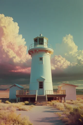 Nostalgic Pastoral Surrealism style reference image — vintage film aesthetic
