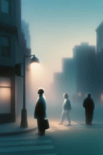 Ethereal Spectral Noir style reference image — ethereal double exposure