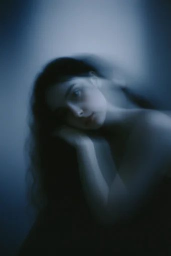 Ethereal Spectral Noir style reference image — atmospheric mist
