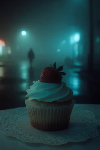 Cinematic Nocturnal Haze style reference image — moody film noir aesthetic
