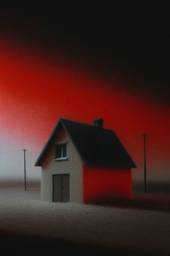 Crimson Grain Surrealism style AI image example 4