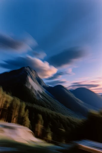 Kinetic Ethereal Motion style reference image — motion blur