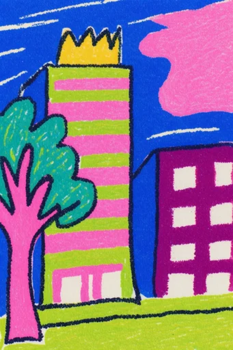 Vibrant Naive Whimsy style reference image — naive art style