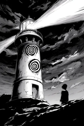 Cinematic Monochrome Noir style reference image — expressive brushwork