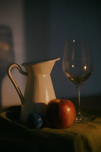 Cinematic Twilight Melancholia style reference image — blue hour twilight
