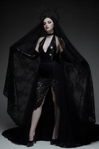 Opulent Gothic Surrealism style AI image example 2