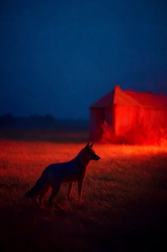 Nocturnal Liminal Chroma style reference image — cinematic chiaroscuro
