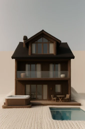 Serene Earthy Minimalism style reference image — tactile textures